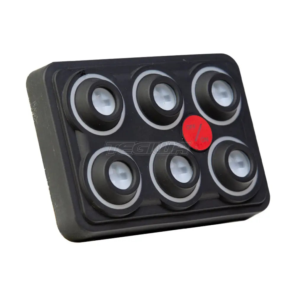 Tegiwa Universal 12v (Non PDM) Control Switch Button Panel Pad 6 Buttons Digital Displays