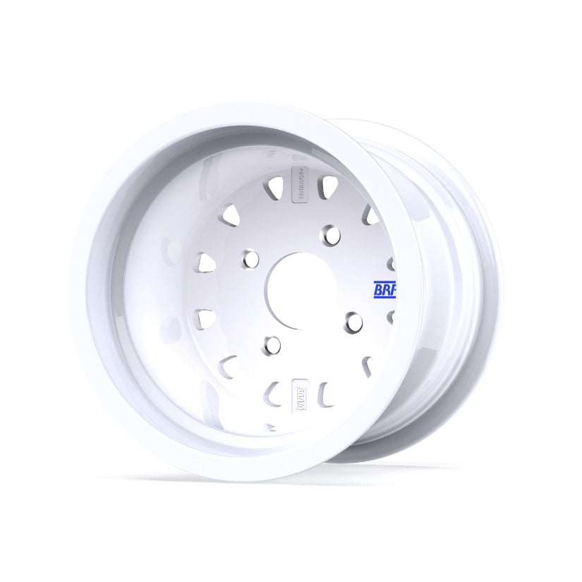 Braid Tenrace+ Alloy Wheel 10x8 ET6+2 4x100 White Shiny