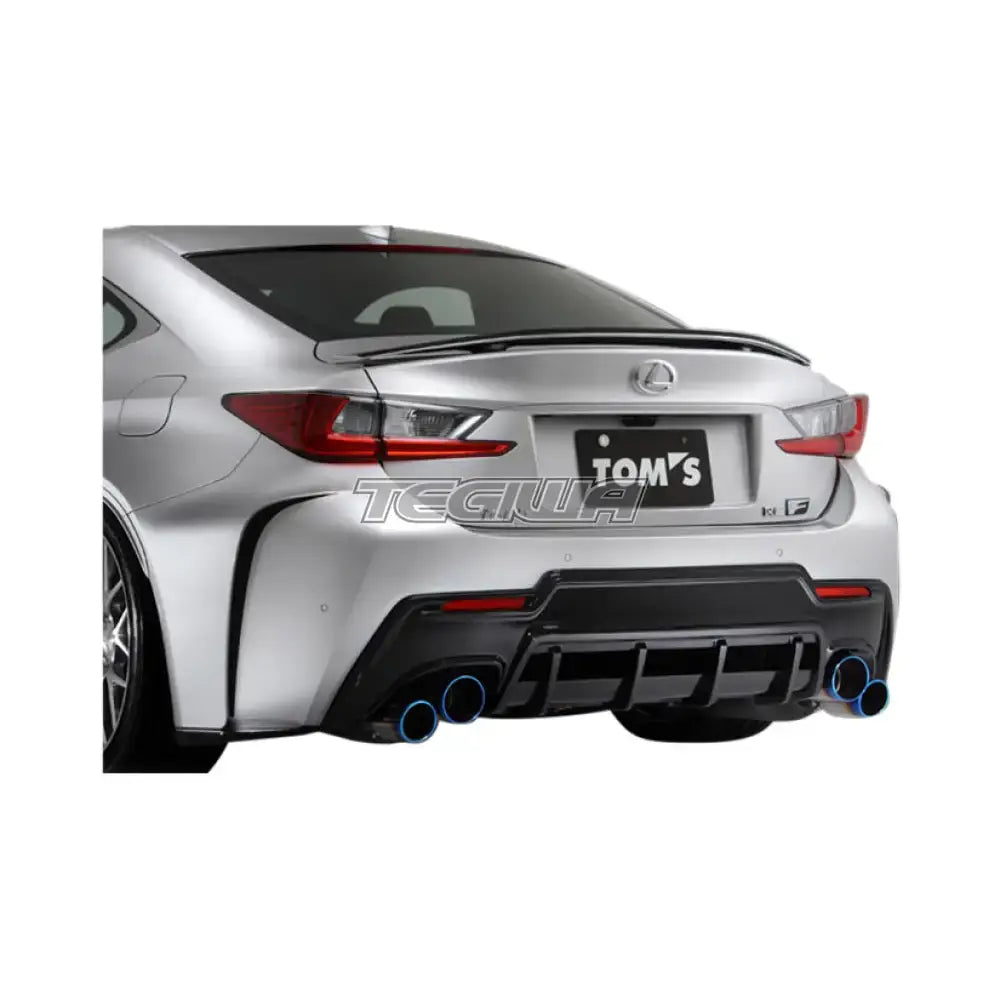 TOM’S Rear Bumper Diffuser - RC F - Select Colour: Unpainted - CLEARANCE SALE Splitters Skirts & Diffusers