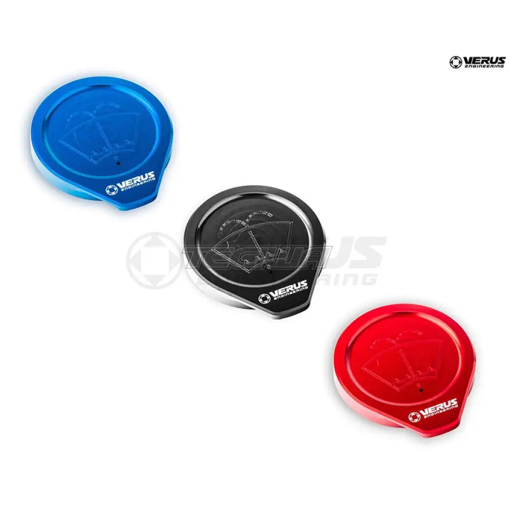 Verus Engineering Fluid Cap Anodized Honda Civic Fk8 Type R Engine Bay