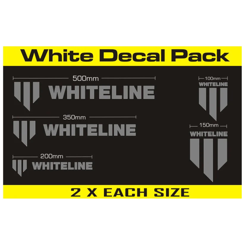 Whiteline Sticker Silver Decals & Stickers