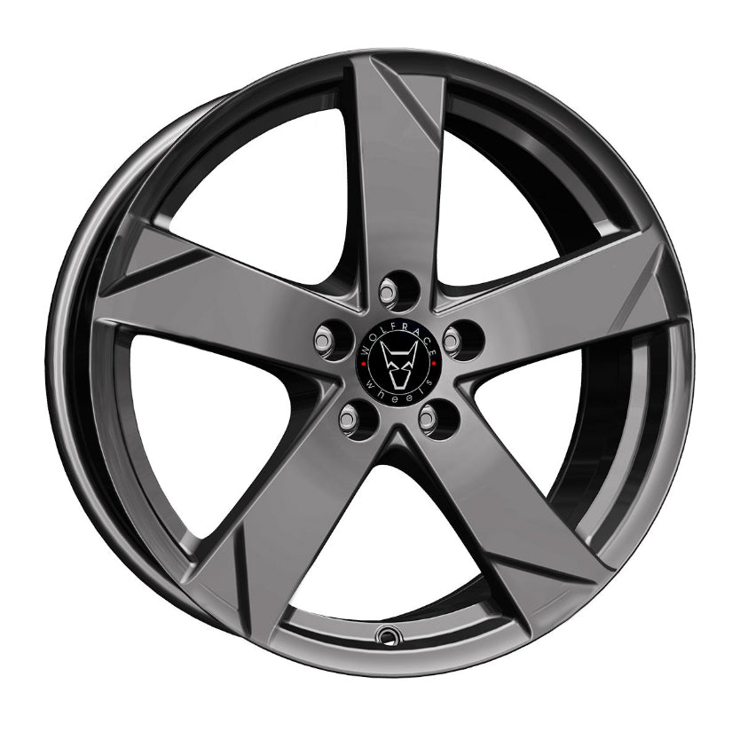 Wolfrace Eurosport TUV Kodiak Alloy Wheel 17x7 ET45 5x112 Graphite 57.1mm CB