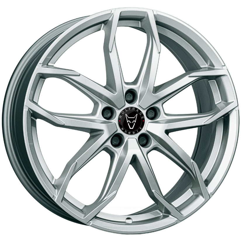 Wolfrace Eurosport TUV Lucca Alloy Wheel 16x6.5 ET37 4x98 Polar Sillver 58.1mm CB