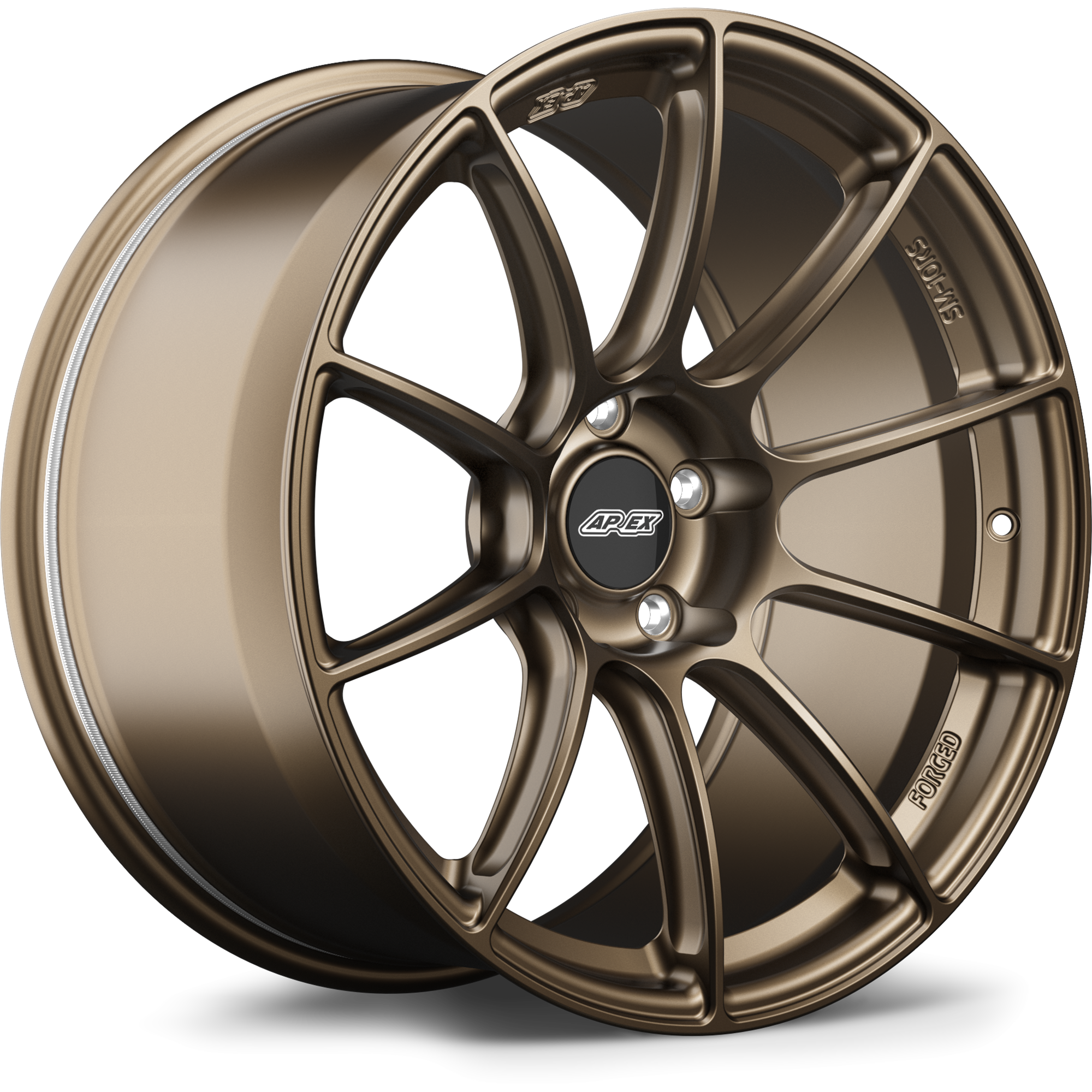 Apex SM-10RS Forged Alloy Wheel 19x11 ET38 5x120.65 Satin Bronze 70.3mm CB