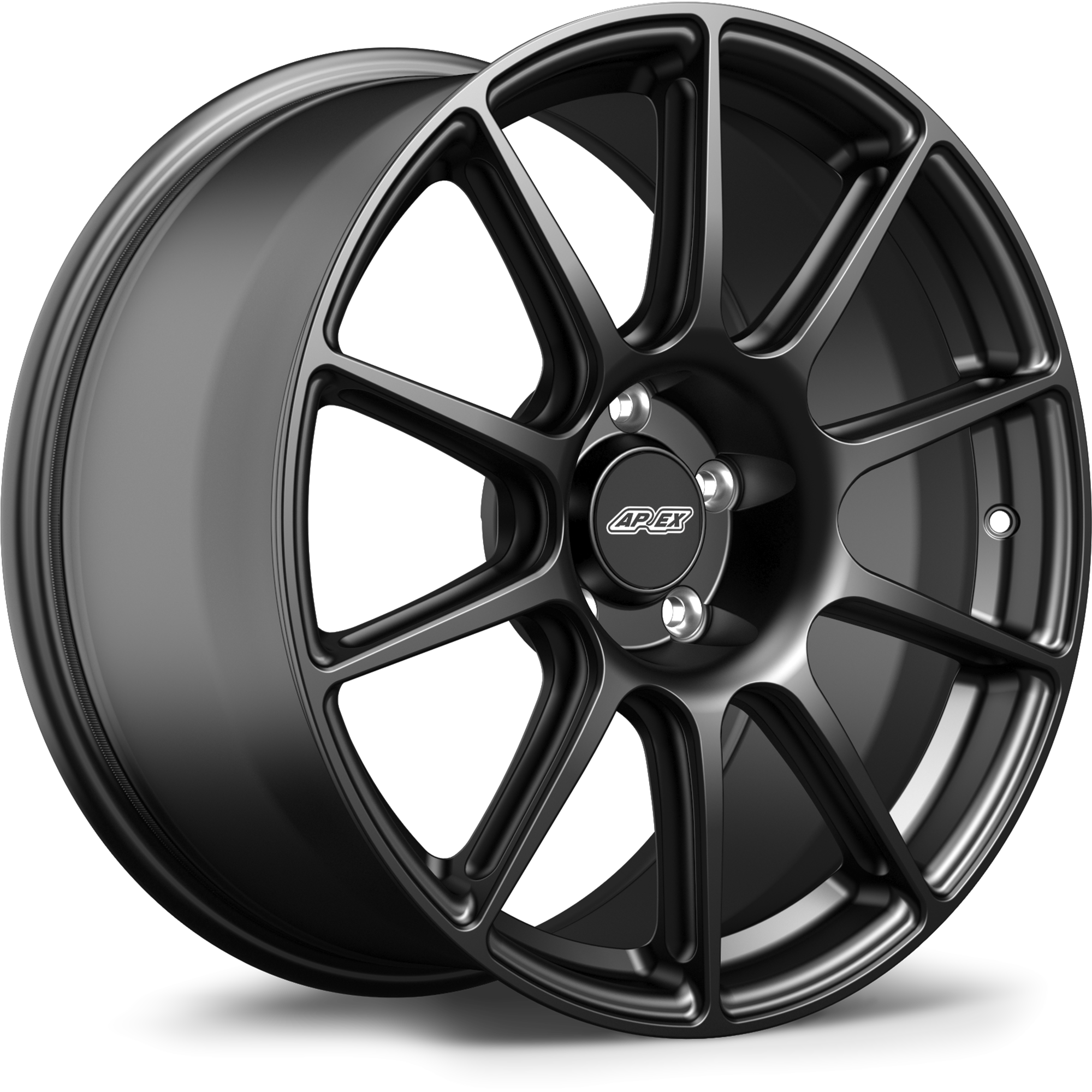 Apex SM-10 Alloy Wheel 18x9 ET42 5x112 Satin Black 57.1mm CB