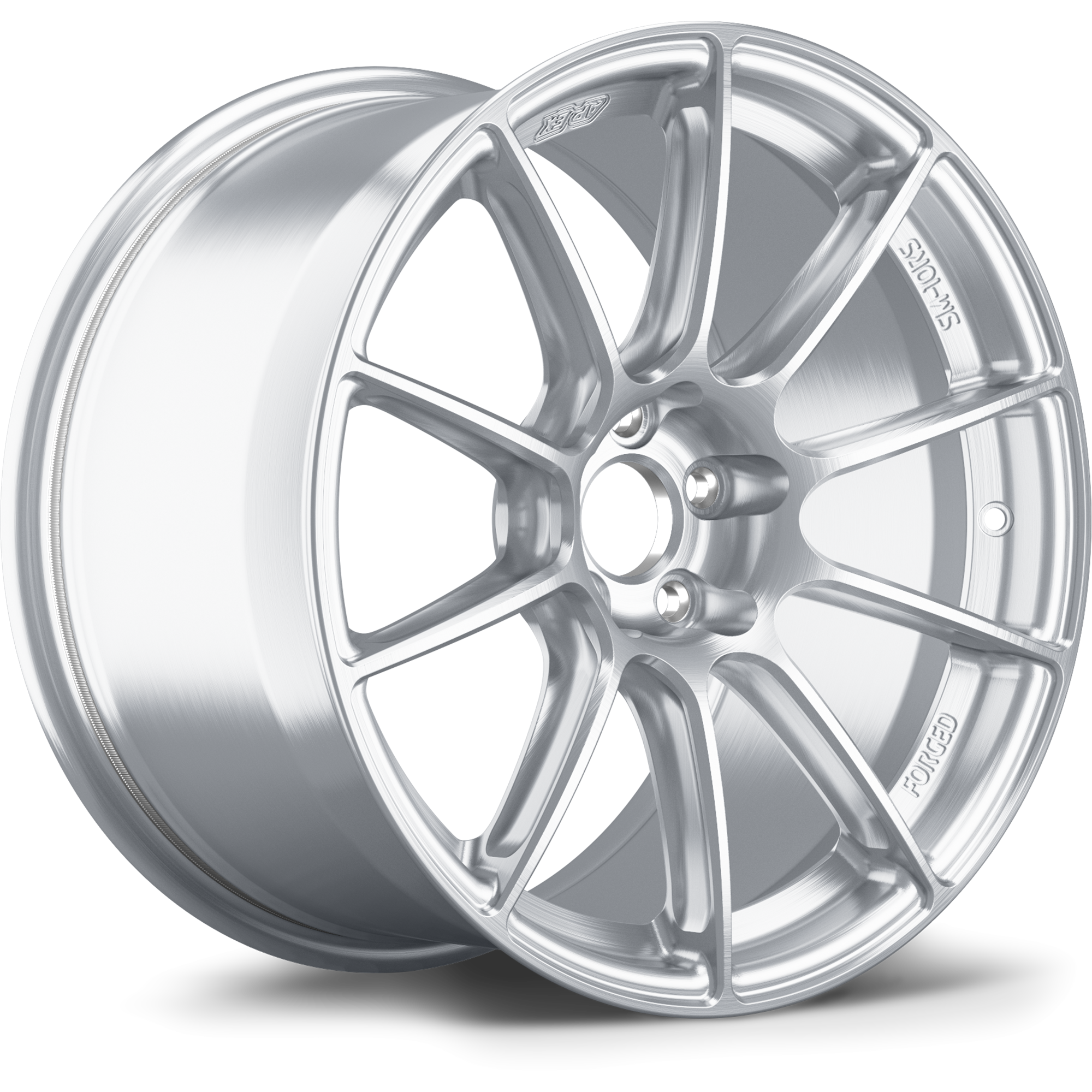 Apex SM-10RS Forged Alloy Wheel 17x8 ET40 5x100 Brushed Clear 56.1mm CB