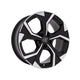 MSW Urban Cross 43 Alloy Wheel 20x8.5 ET30 5x114.3 Gloss Black Full Polished 73mm CB