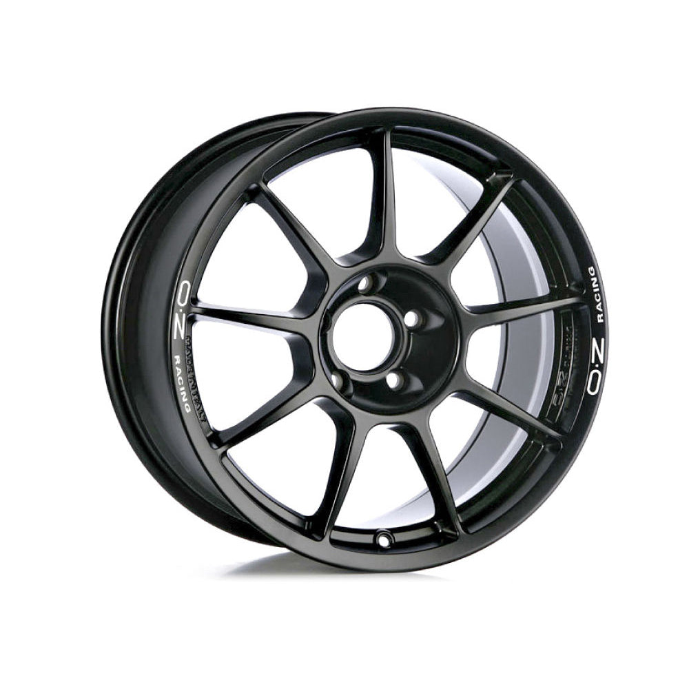 OZ I-Tech Challenge HLT Alloy Wheel 18x8.5 ET45 5x112 Matt Black White Lettering 75mm CB