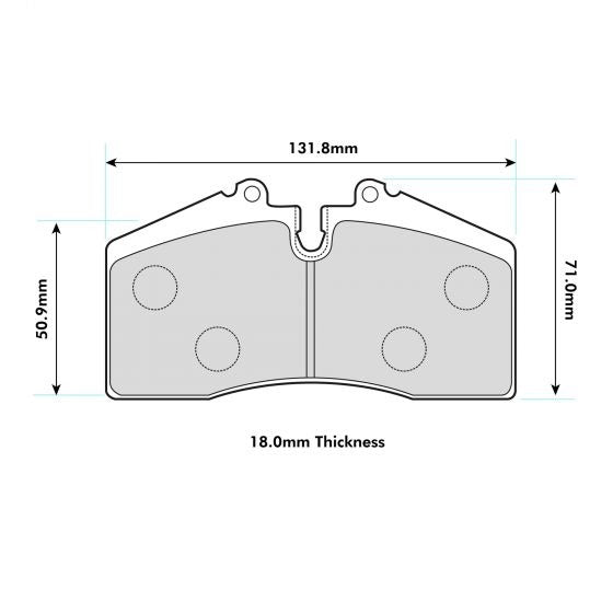 PBS ProTrack Brake Pads 0439PT