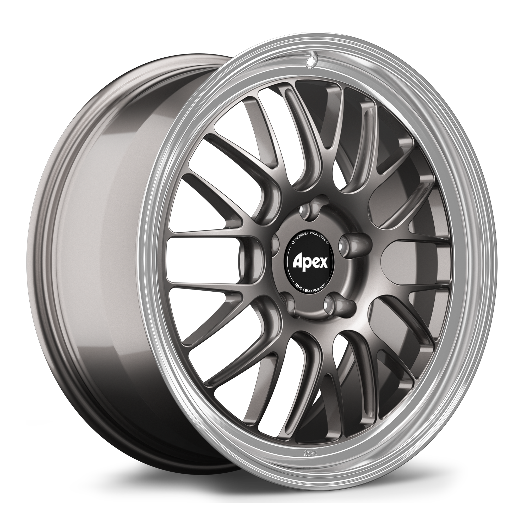 Apex ML-10RT Forged Alloy Wheel 20x9 ET50 5x130 Anthracite - Machined Lip 71.6mm CB
