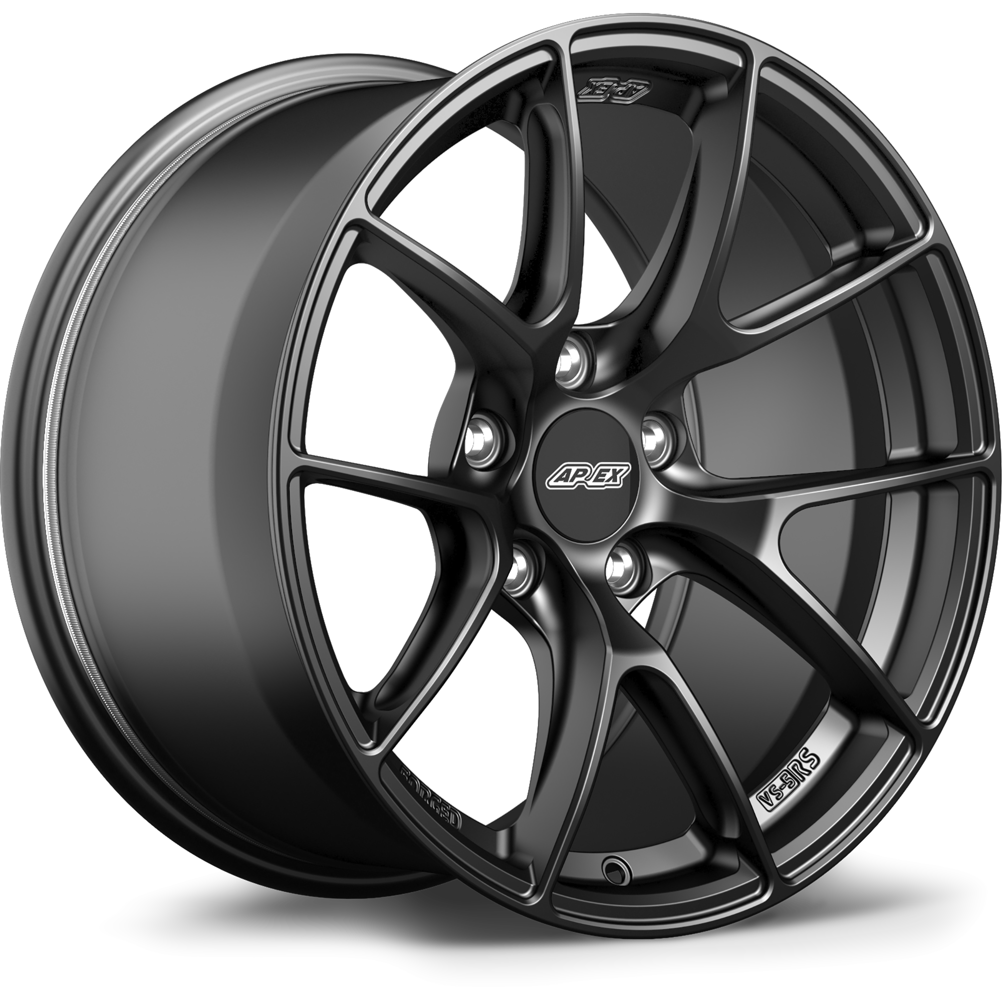 Apex VS-5RS Forged Alloy Wheel 17x9.5 ET51 5x114.3 Satin Black 70.1mm CB