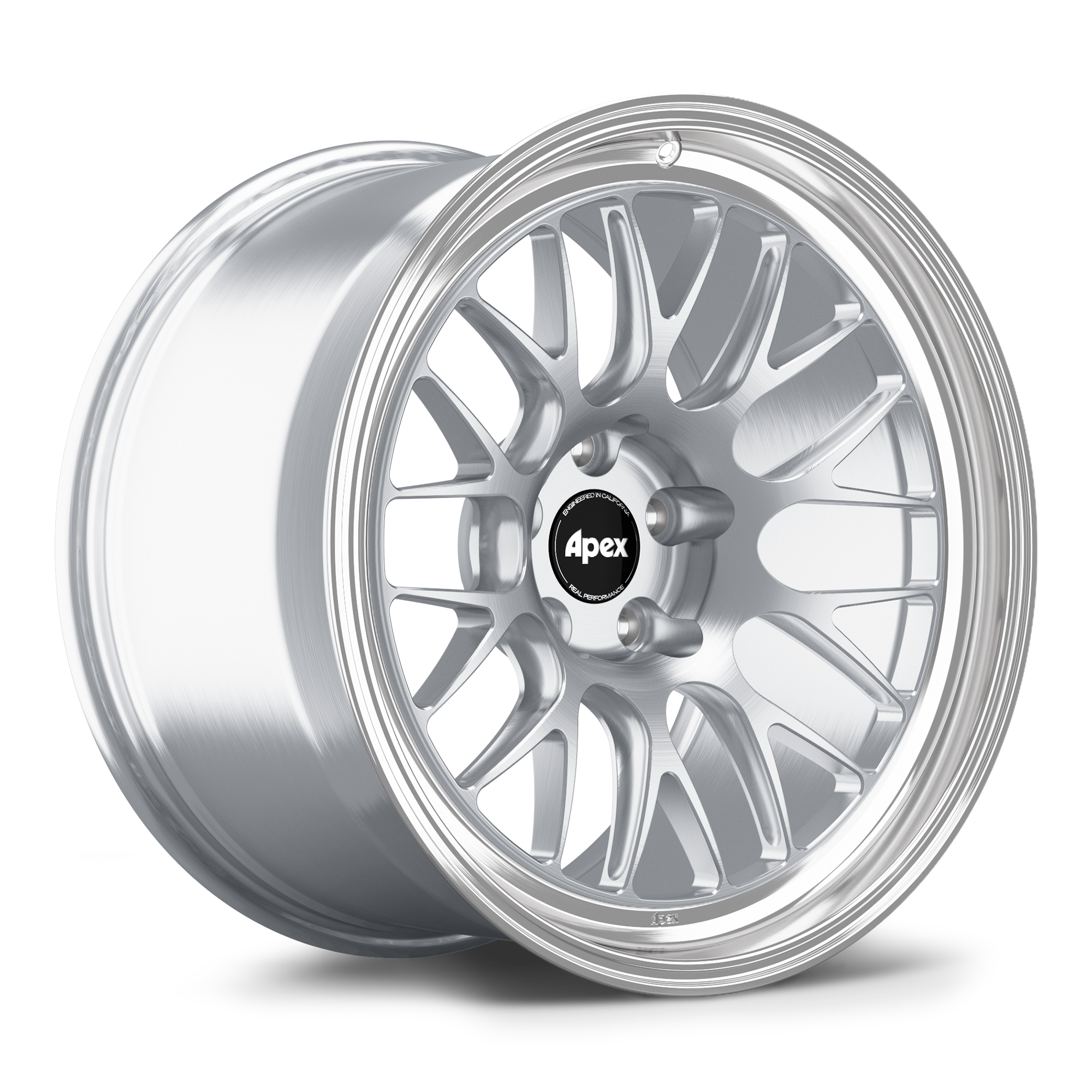 Apex ML-10RT Forged Alloy Wheel 19x11 ET9 5x120 Brushed Clear - Machined Lip 67.1mm CB