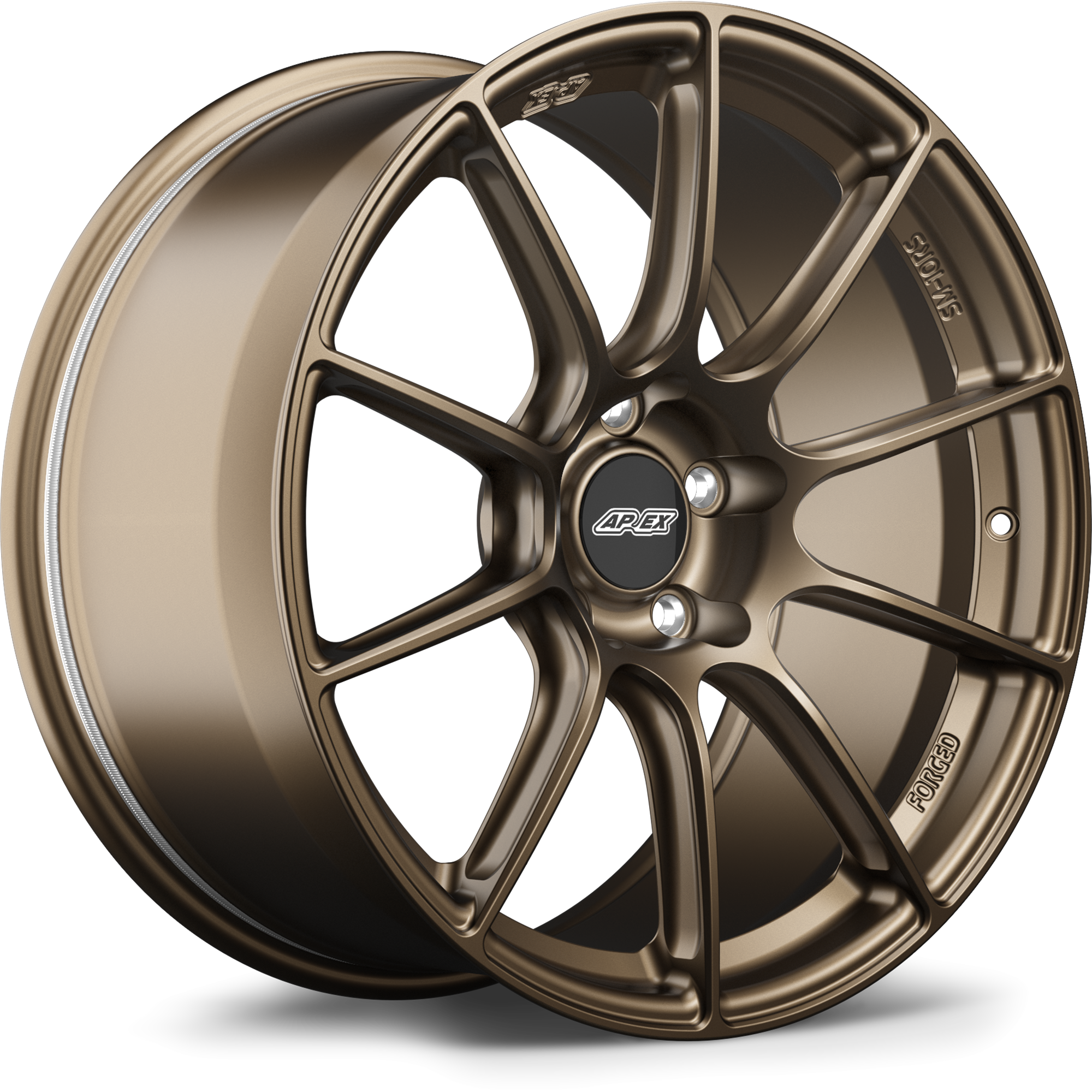 Apex SM-10RS Forged Alloy Wheel 19x11 ET52 5x114.3 Satin Bronze 70.5mm CB
