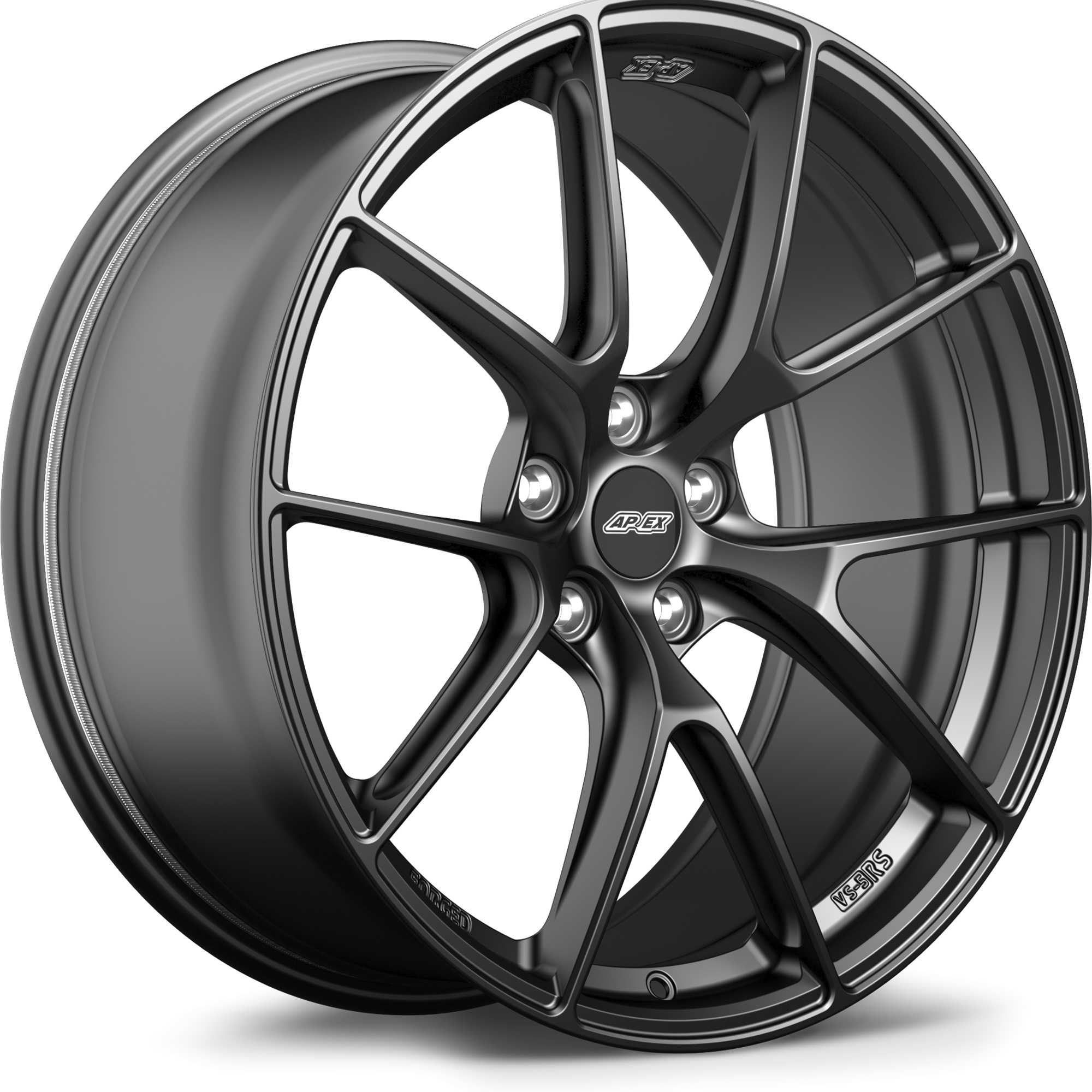 Apex VS-5RS Forged Alloy Wheel 20x11 ET52 5x114.3 Satin Black 70.5mm CB