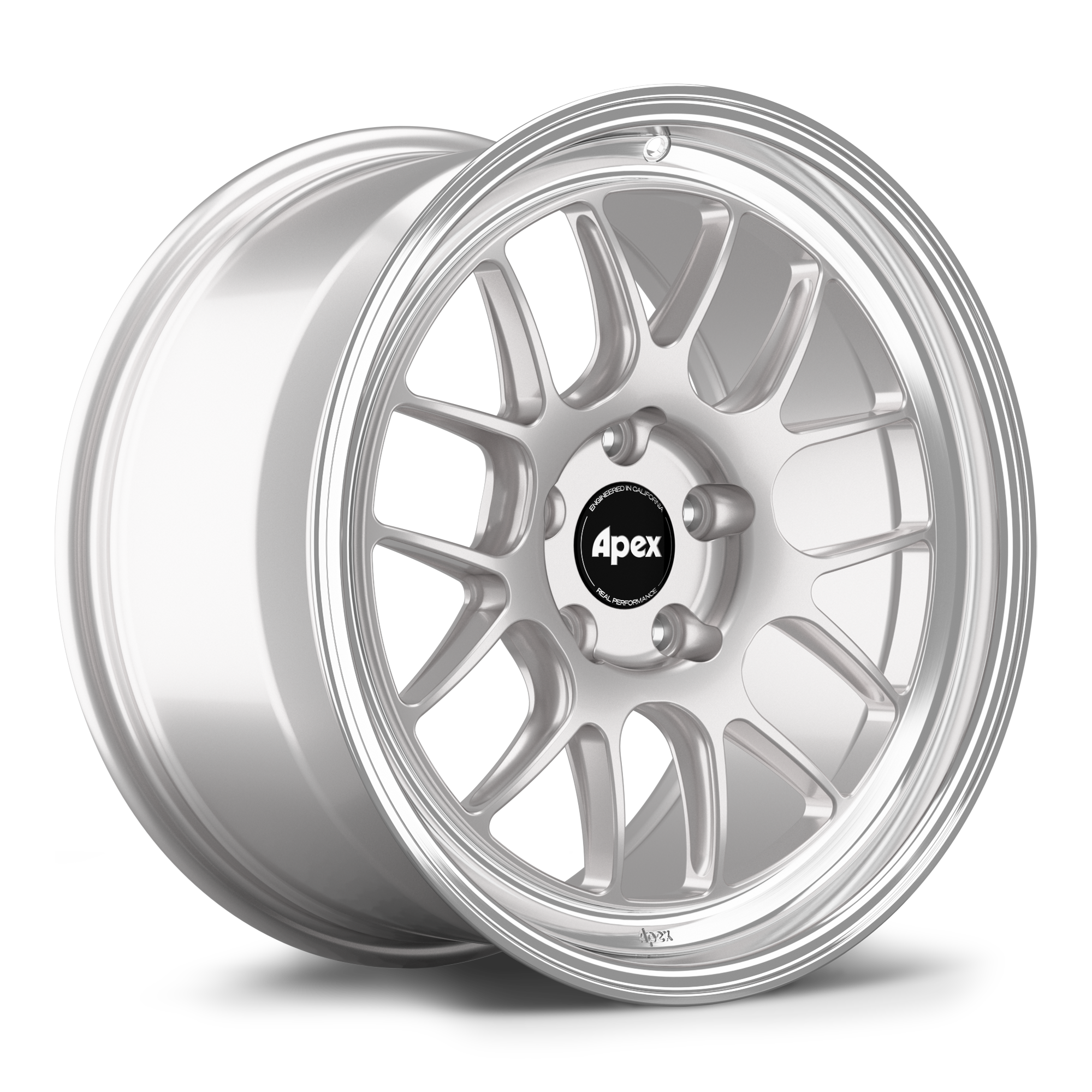 Apex ML-7RT Forged Alloy Wheel 18x11 ET36 5x130mm - Machined Lip - Race Silver 71.6mm CB
