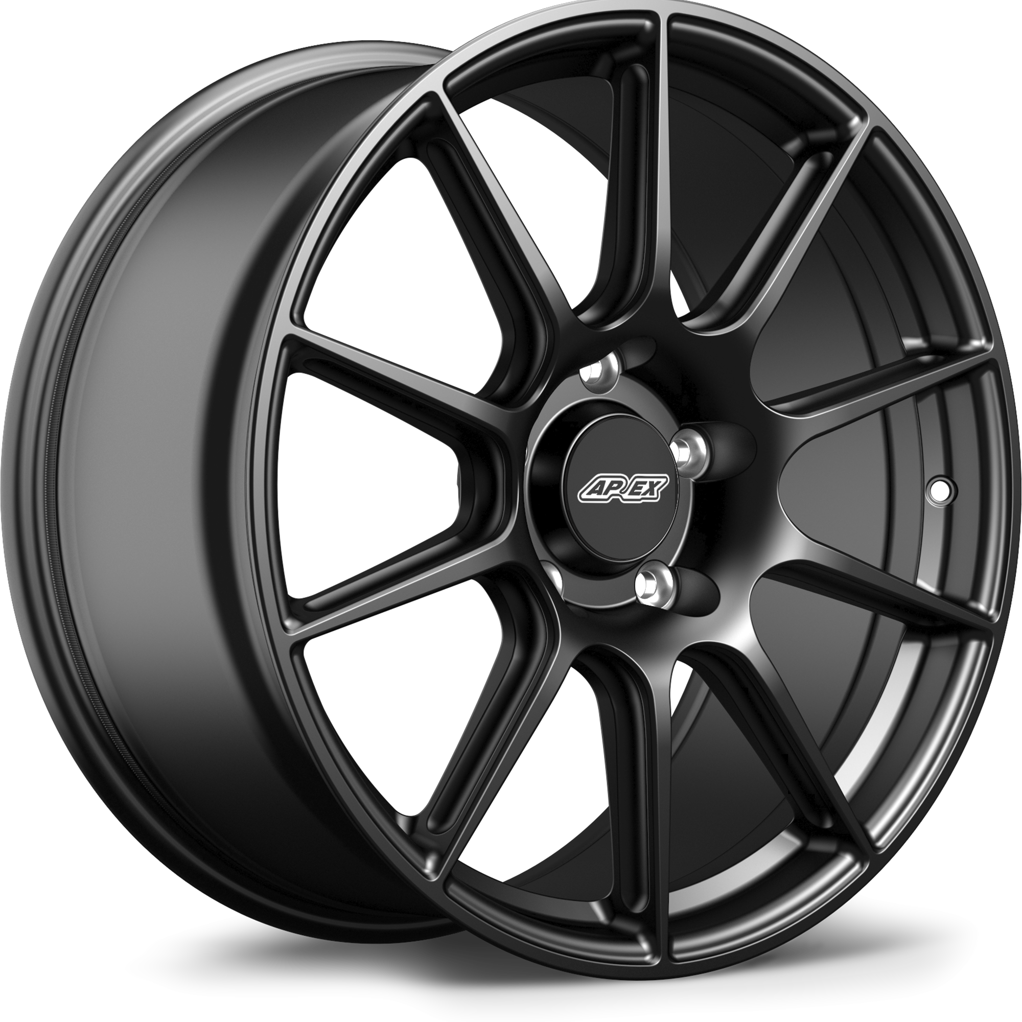Apex SM-10 Alloy Wheel 19x9 ET50 5x130 Satin Black 71.6mm CB
