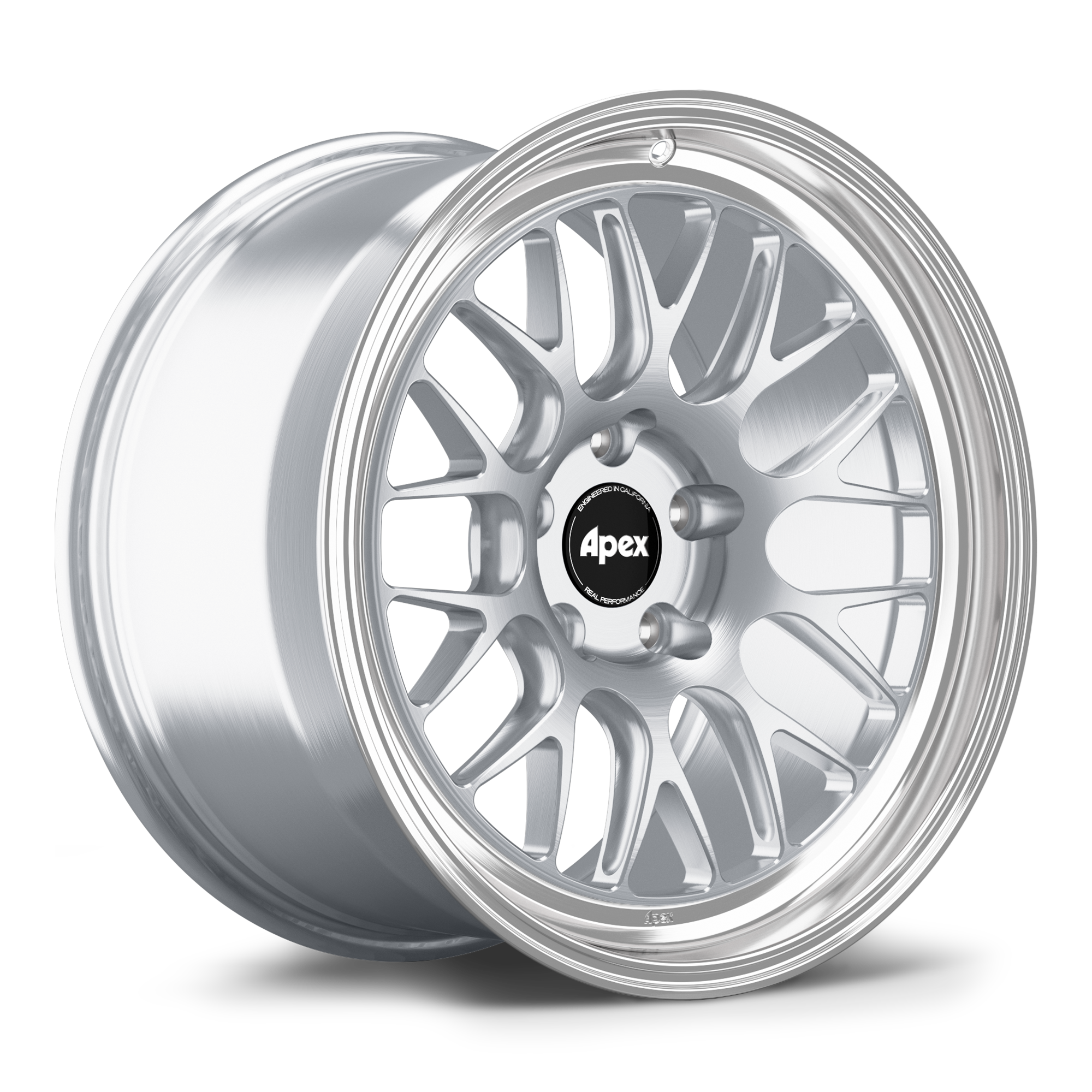 Apex ML-10RT Forged Alloy Wheel 18x10.5 ET15 5x114.3 Brushed Clear - Machined Lip 66.1mm CB