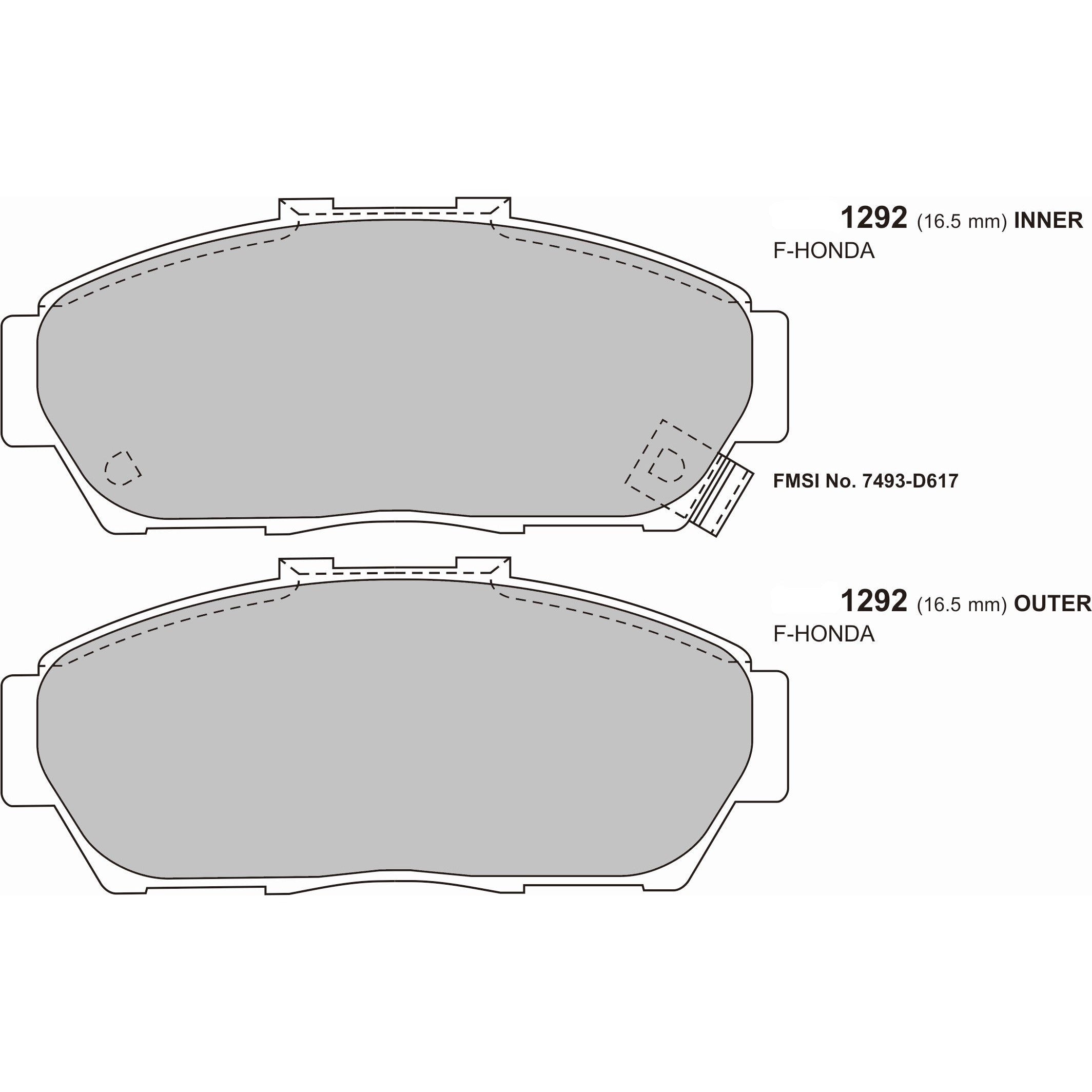 PBS ProRace Brake Pads 1292PR - Front