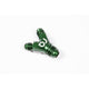 Radium Engineering Dual 6AN to 8AN Y-Adapter Block Fitting
