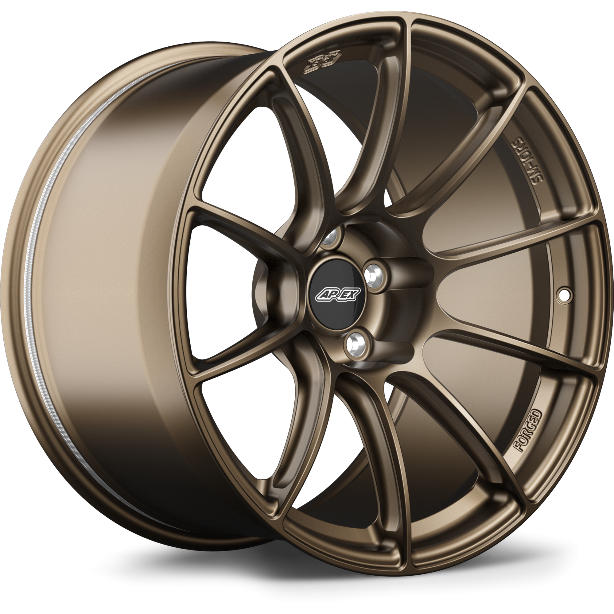 Apex SM-10RS Forged Alloy Wheel 19x11 ET9 5x120 Satin Bronze 67.1mm CB