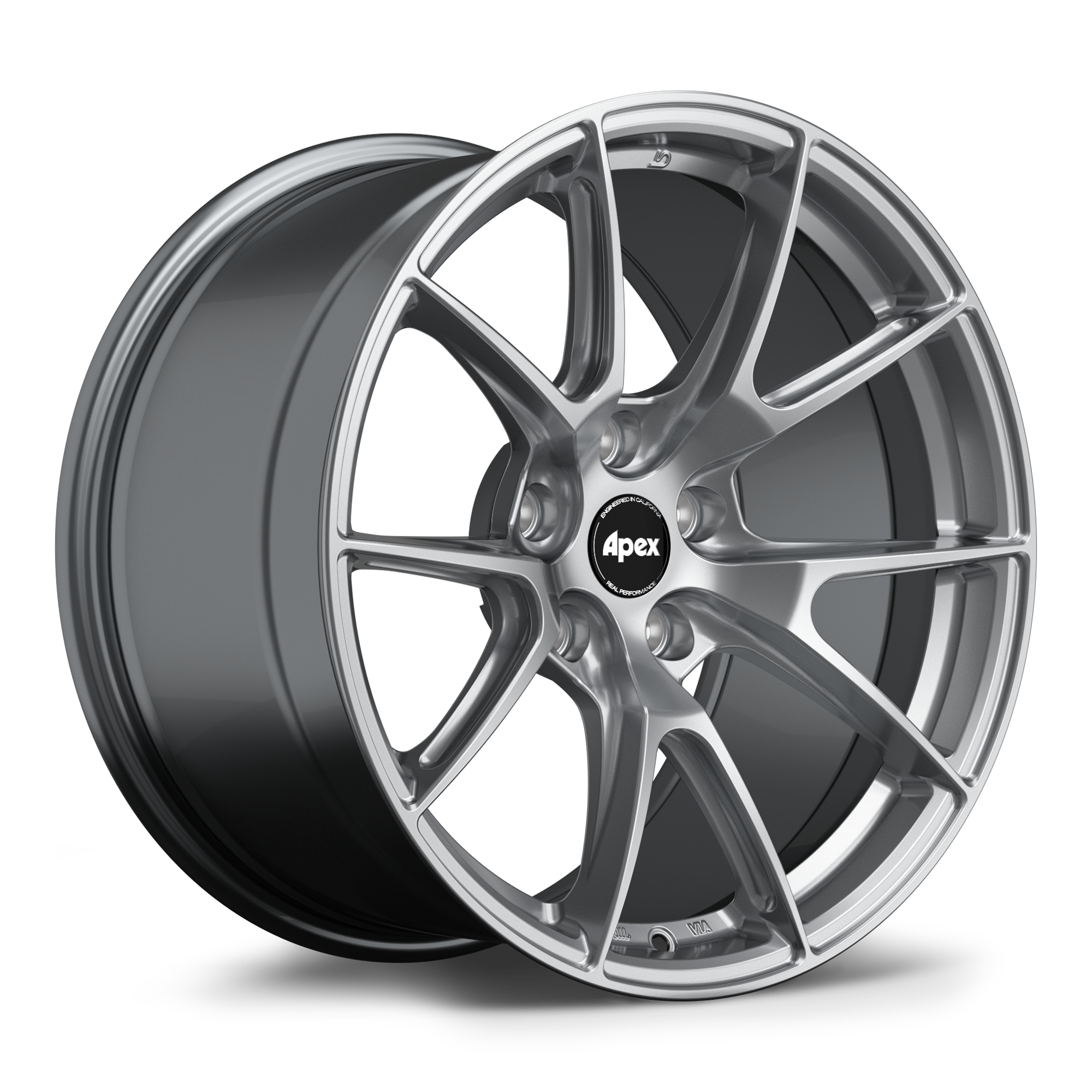 Apex VS-5 Alloy Wheel 18x9.5 ET22 5x114.3 Hyper Black 73.1mm CB