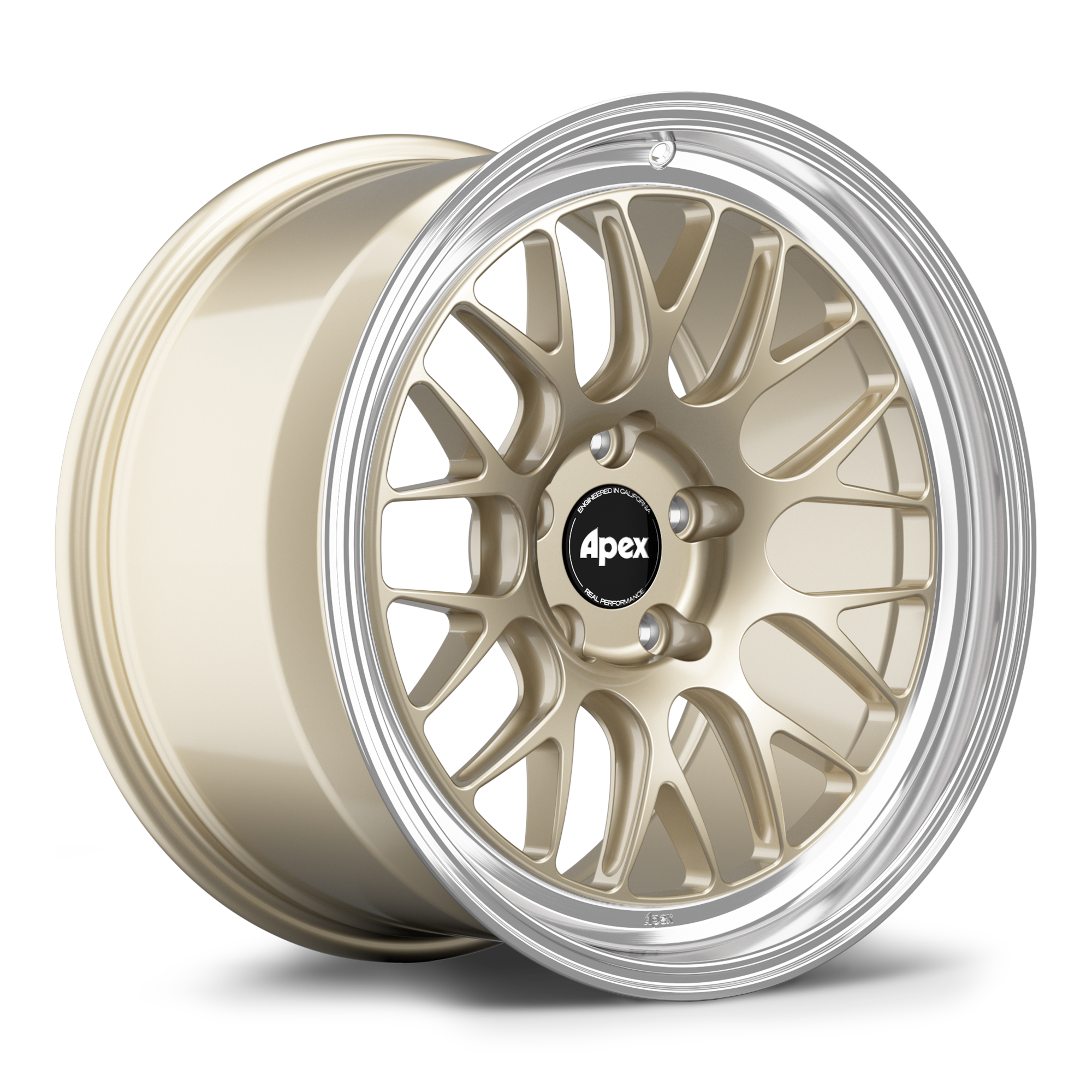 Apex ML-10RT Forged Alloy Wheel 18x9.5 ET18 5x114.3 Gloss Motorsport Gold - Machined Lip 66.1mm CB