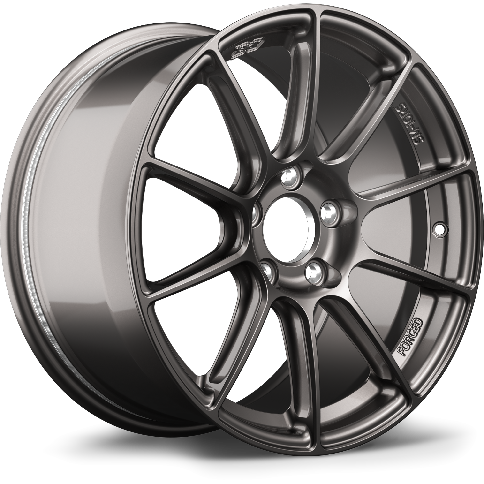 Apex SM-10RS Forged Alloy Wheel 17x9 ET61 5x114.3 Anthracite 70.1mm CB