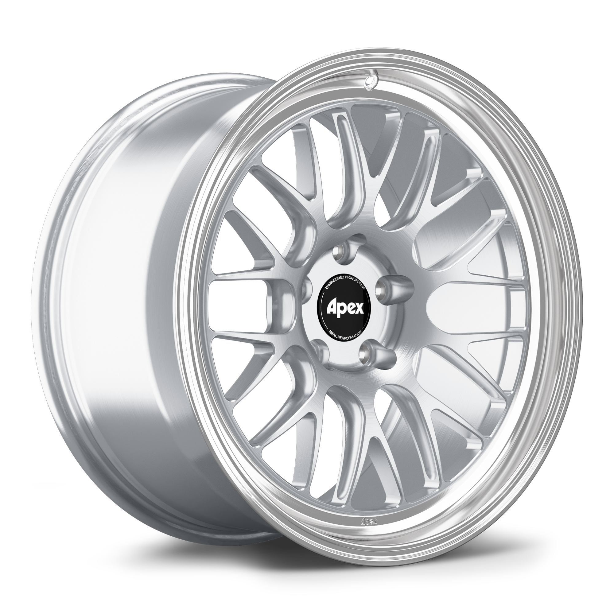 Apex ML-10RT Forged Alloy Wheel 19x9.5 ET22 5x120 Brushed Clear - Machined Lip 72.56mm CB