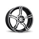Konig Incident Alloy Wheel 16x7 ET40 5x100, 5x114.3 Graphite Machined Face 73.1mm CB