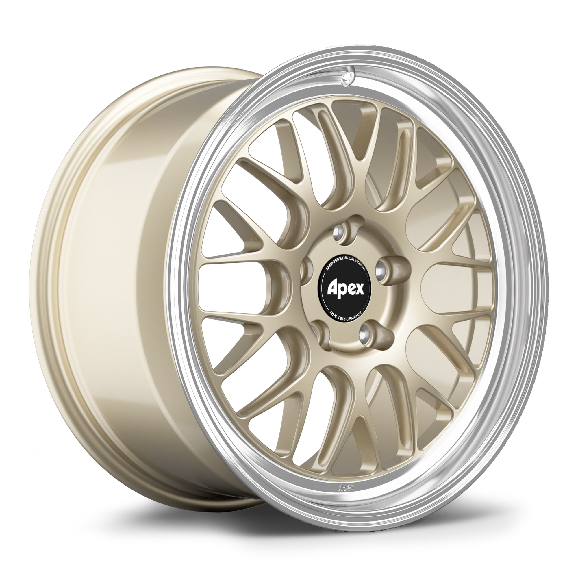 Apex ML-10RT Forged Alloy Wheel 18x9.5 ET58 5x120 Gloss Motorsport Gold - Machined Lip 72.56mm CB