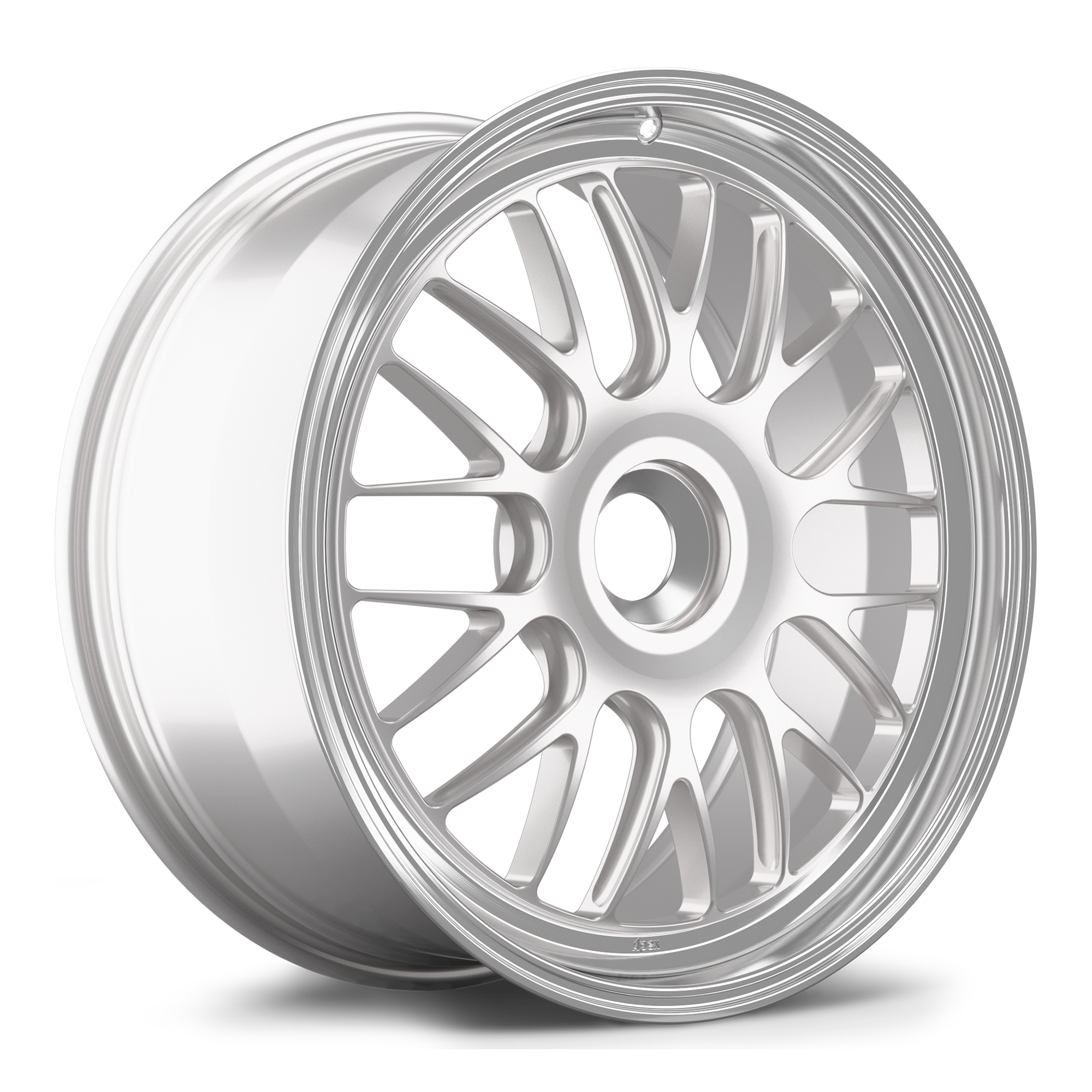 Apex ML-10RT Forged Alloy Wheel 20x9 ET47 PSCL Race Silver - Machined Lip 101mm CB