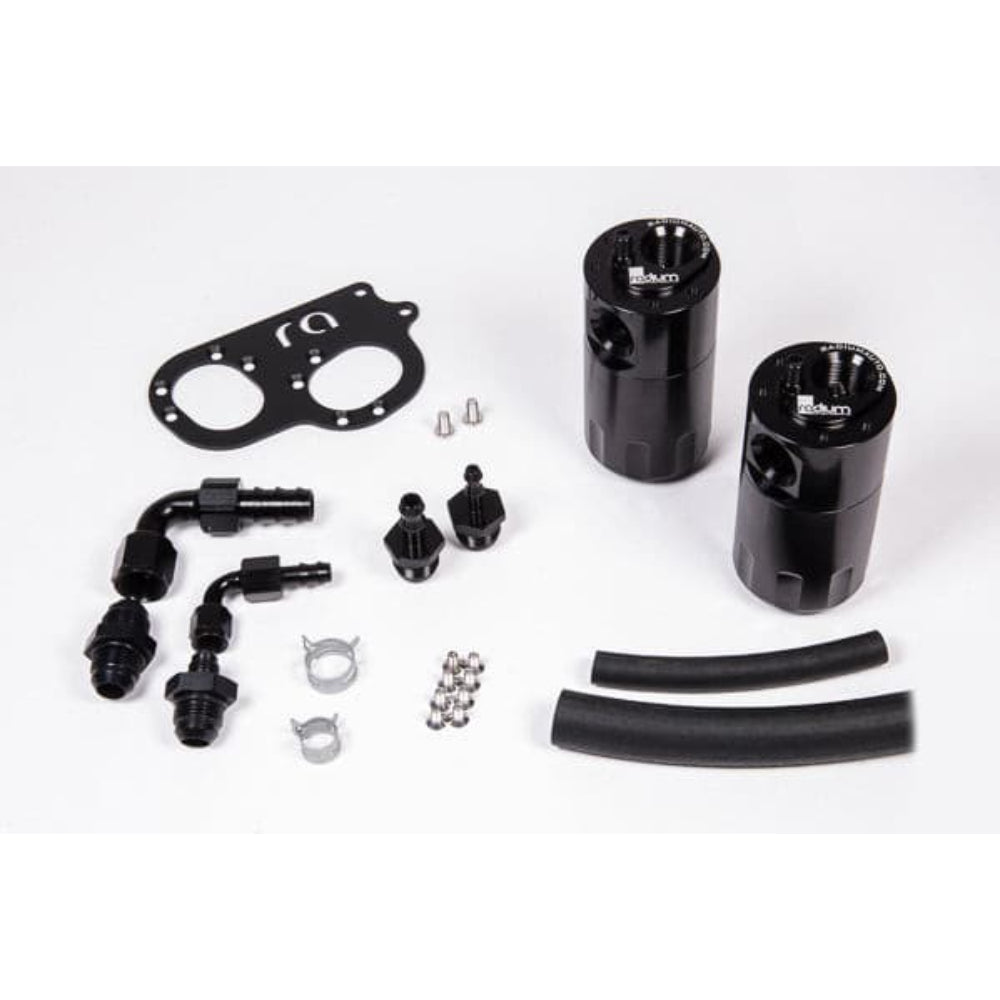 Radium Engineering Dual Catch Can Kit Fluid Lock Lotus Elise/Exige (2ZZ-GE)