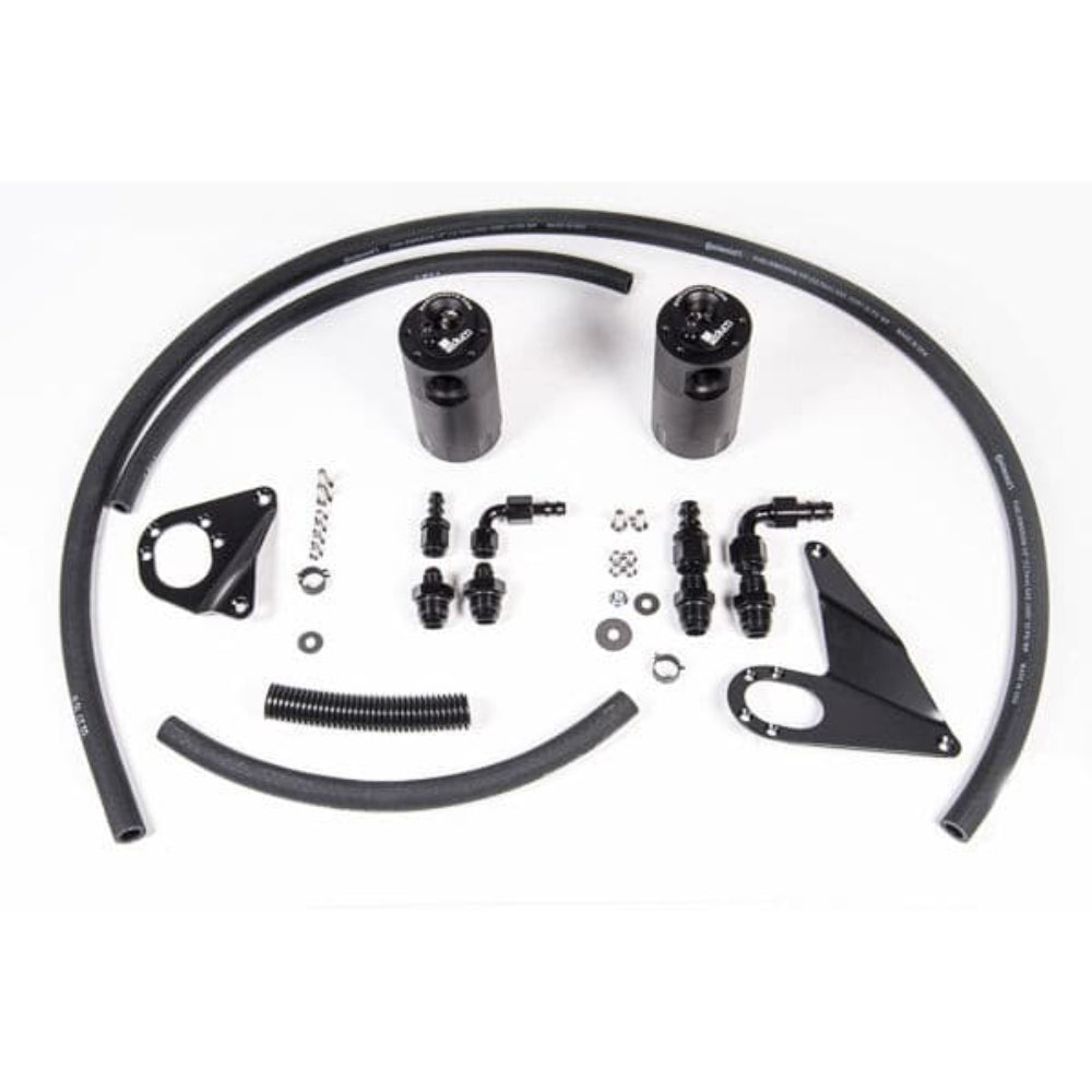 Radium Engineering Dual Catch Can Kit Fluid Lock Mitsubishi Evo X 08-16