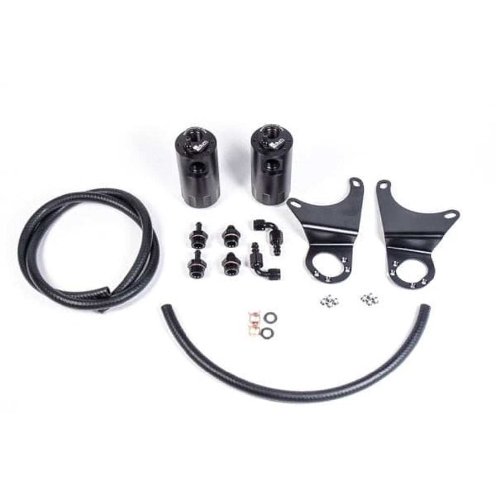 Radium Engineering Dual Catch Can Kit Fluid Lock Mitsubishi Evo 8-9