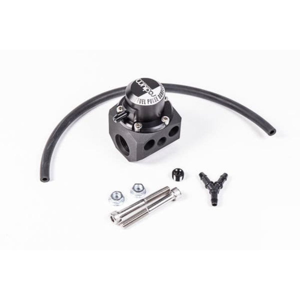 Radium Engineering Fuel Rail In Line Extra Range Pulse Damper 6AN