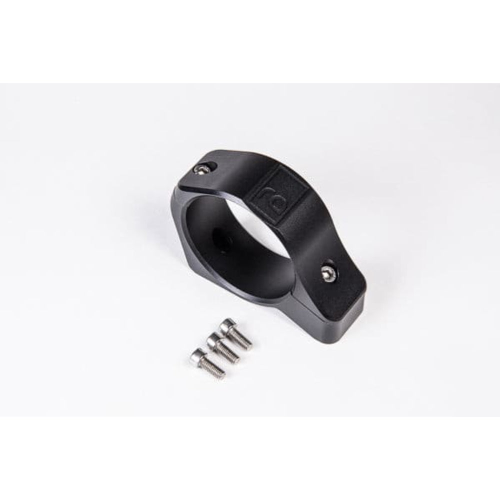 Radium Engineering 2-Piece Fuel Pump Clamp 60mm - Black With Logo
