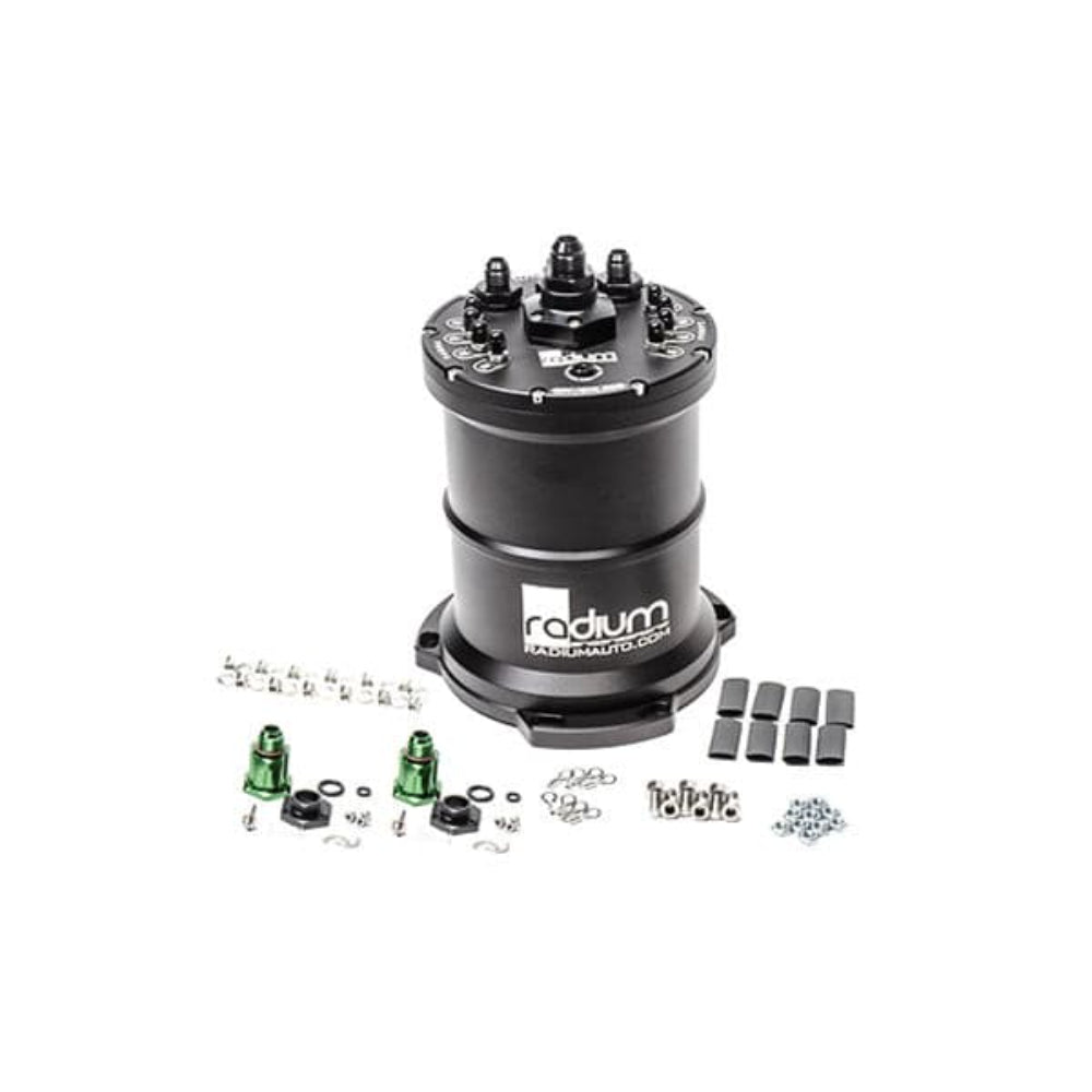 Radium Engineering Multi-Pump Ti Automotive E5LM Fuel Surge Tank - Pumps Not Included