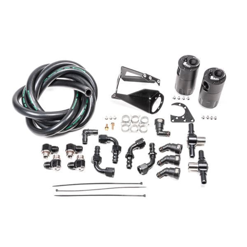 Radium Engineering Dual Catch Can Kit Fluid Lock Nissan R32 Skyline GT-R