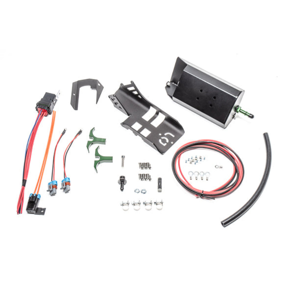 Radium Engineering Fuel Hanger Surge Tank Add-on F90000267/274/285 or E5LM - Nissan S14 S15 R33 R34 - Pumps Not Included