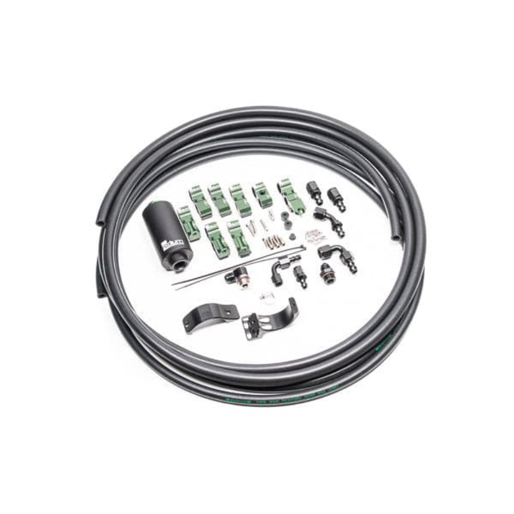 Radium Engineering Early Nissan Fuel Hanger Plumbing Kit Stainless Filter