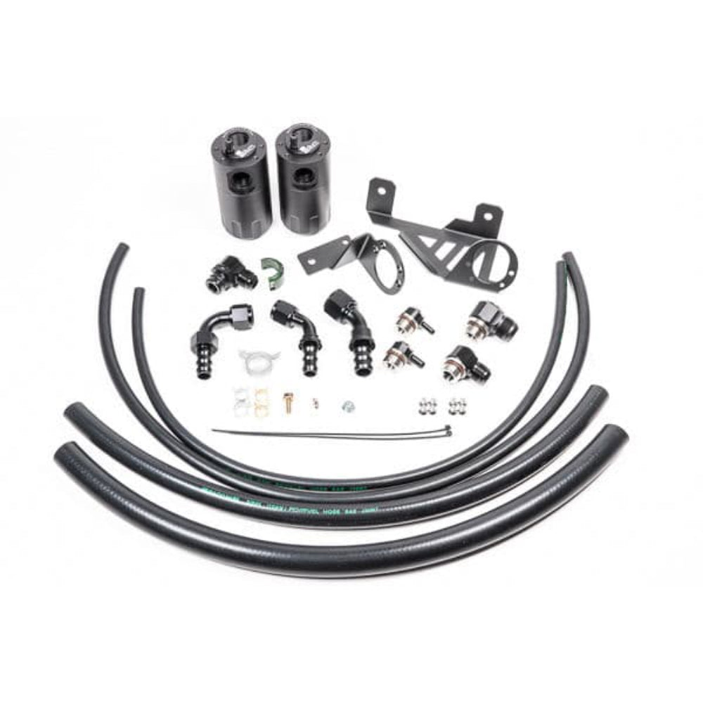 Radium Engineering Dual Catch Can Kit Fluid Lock Toyota MK5 Supra