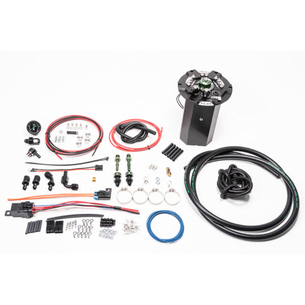 Radium Engineering Fuel Hanger Surge TankWalbro GSS342/AEM 50-1200 Nissan 350Z Infiniti G35 G37 Q50 - Pumps Not Included