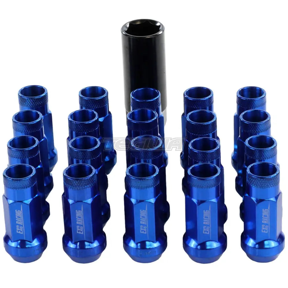 20 x Exoracing Wheel Nuts Forged Steel/Aluminium Forged Steel / Blue / M12x1.5 Wheel Nuts & Studs