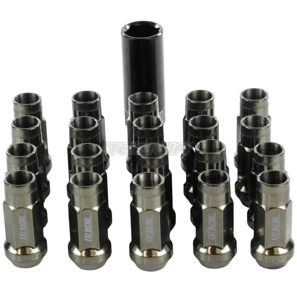 20 x Exoracing Wheel Nuts Forged Steel/Aluminium Forged Steel / Grey / M12x1.25 Wheel Nuts & Studs