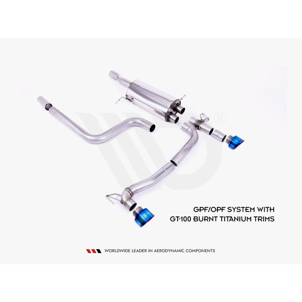 Maxton Design Rear Diffuser & Milltek GPF/OPF-Back Exhaust System Ford Fiesta MK8 8.5 ST 18-22