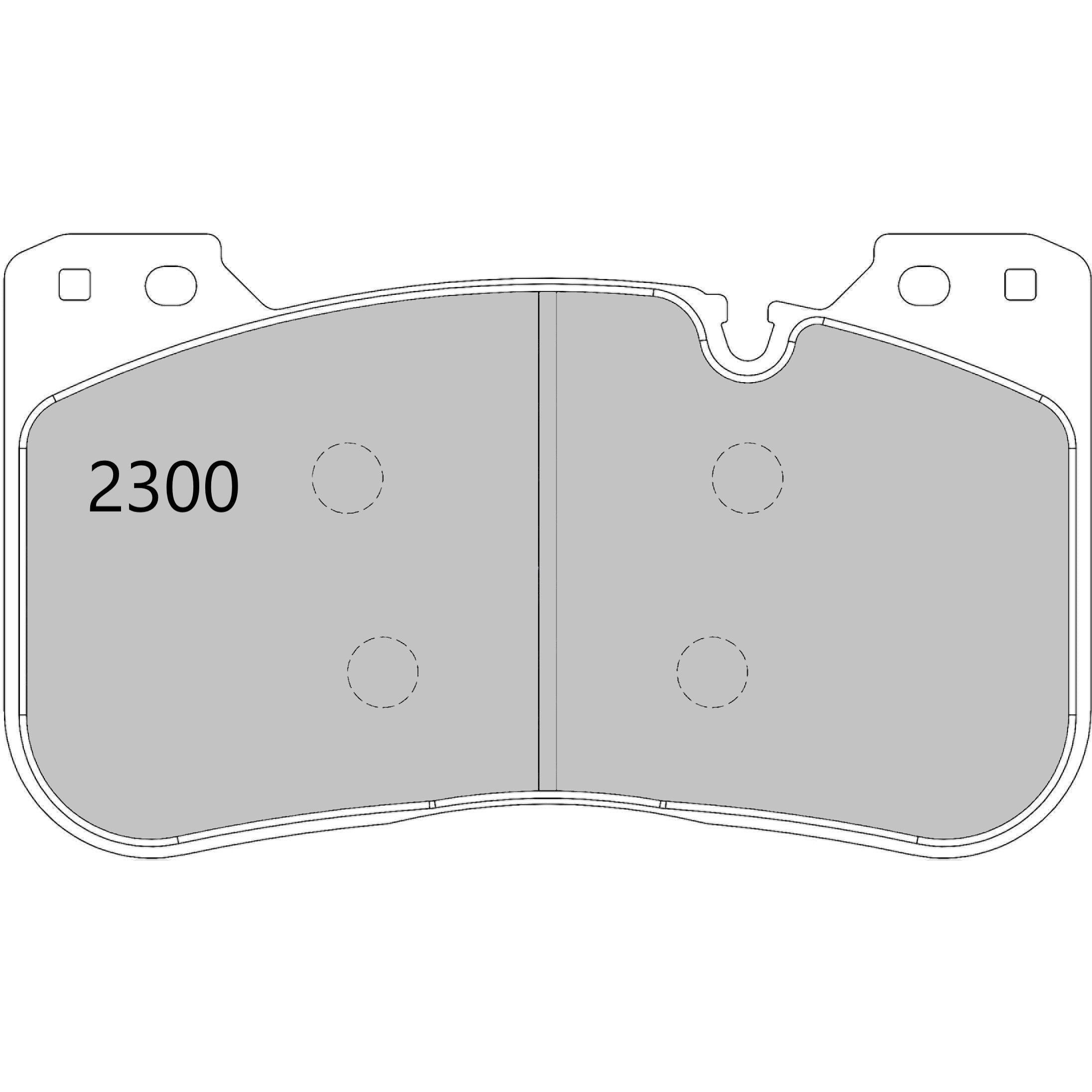 PBS ProComp S1 Brake Pads 2300PCS1 - Front