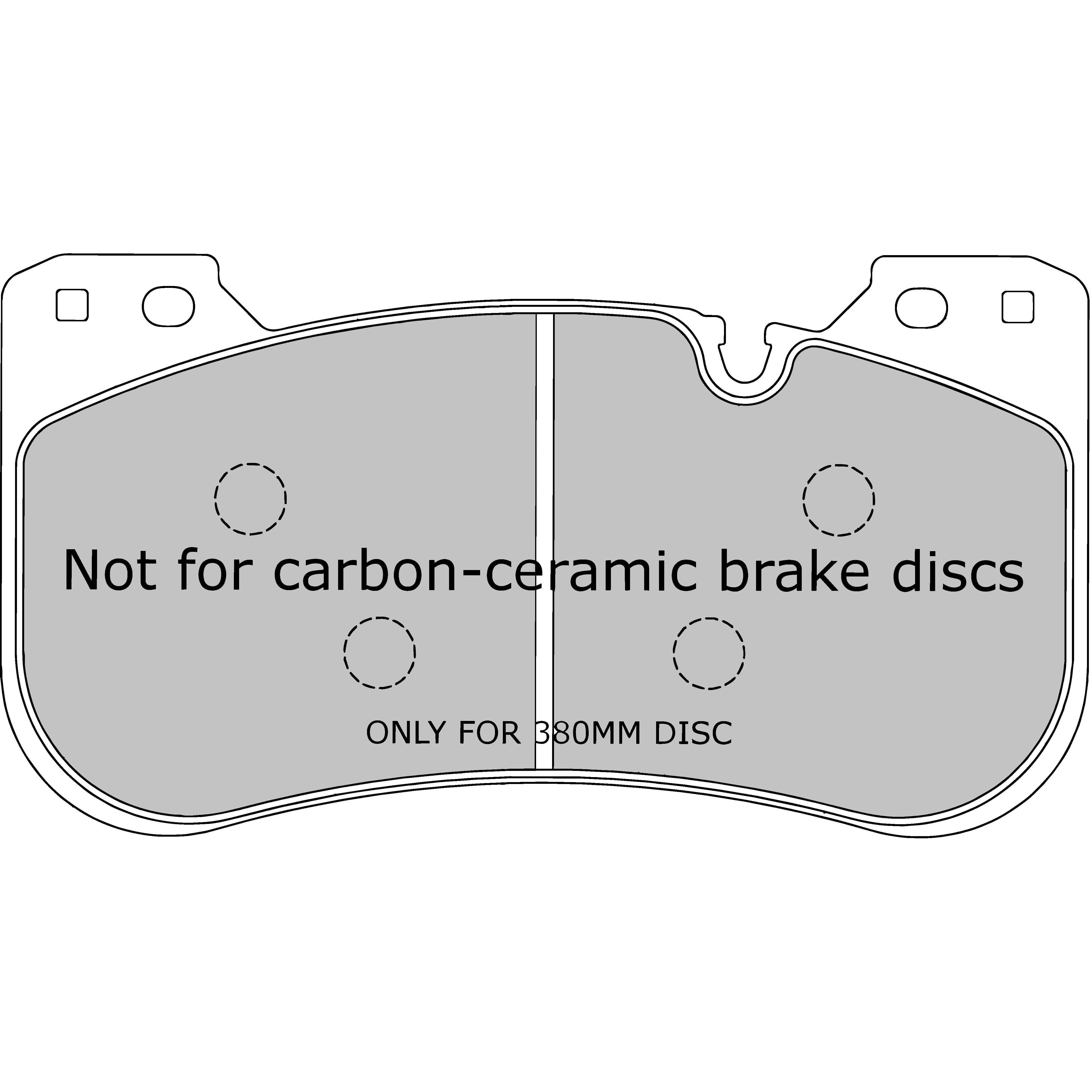 PBS ProComp S1 Brake Pads 2301PCS1 - Front