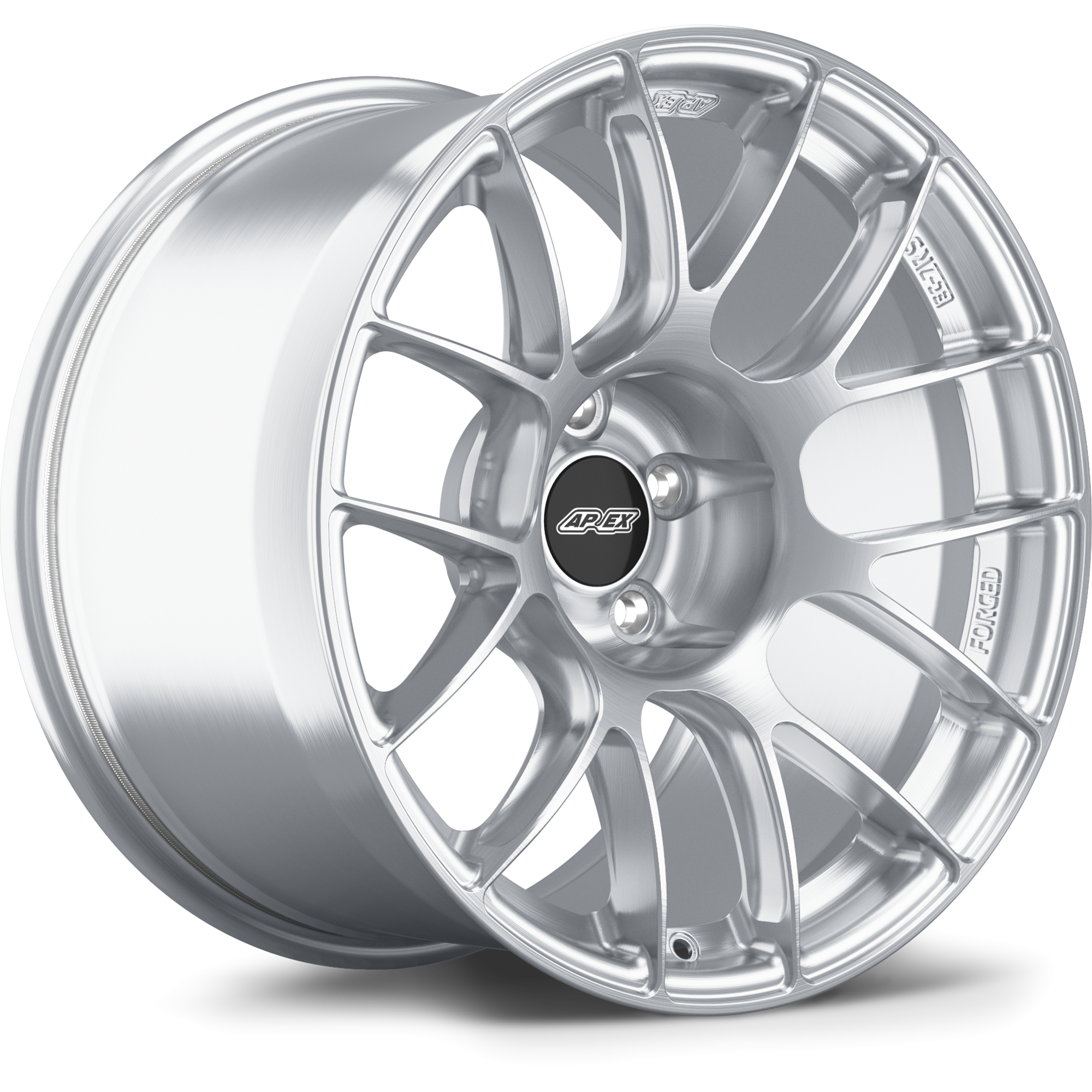 Apex EC-7RS Forged Alloy Wheel 18x11 ET7 5x120 Brushed Clear 67.1mm CB
