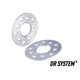 H&R TRAK+ Wheel Spacers Pair 5mm Silver 5x112 66.5mm CB