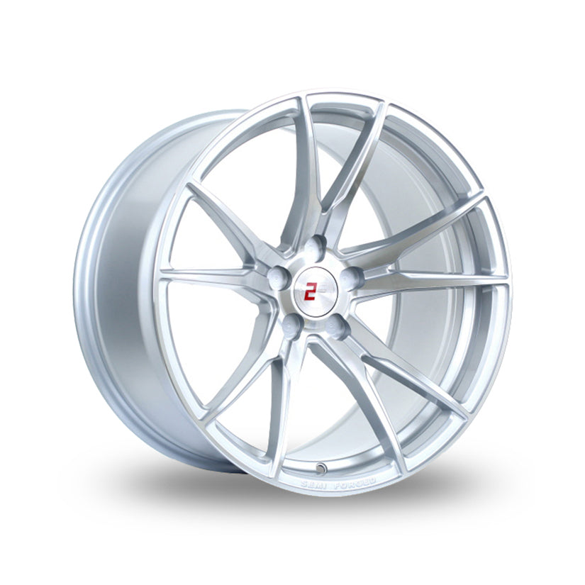 2FORGE ZF2 Alloy Wheel Silver Polished Face